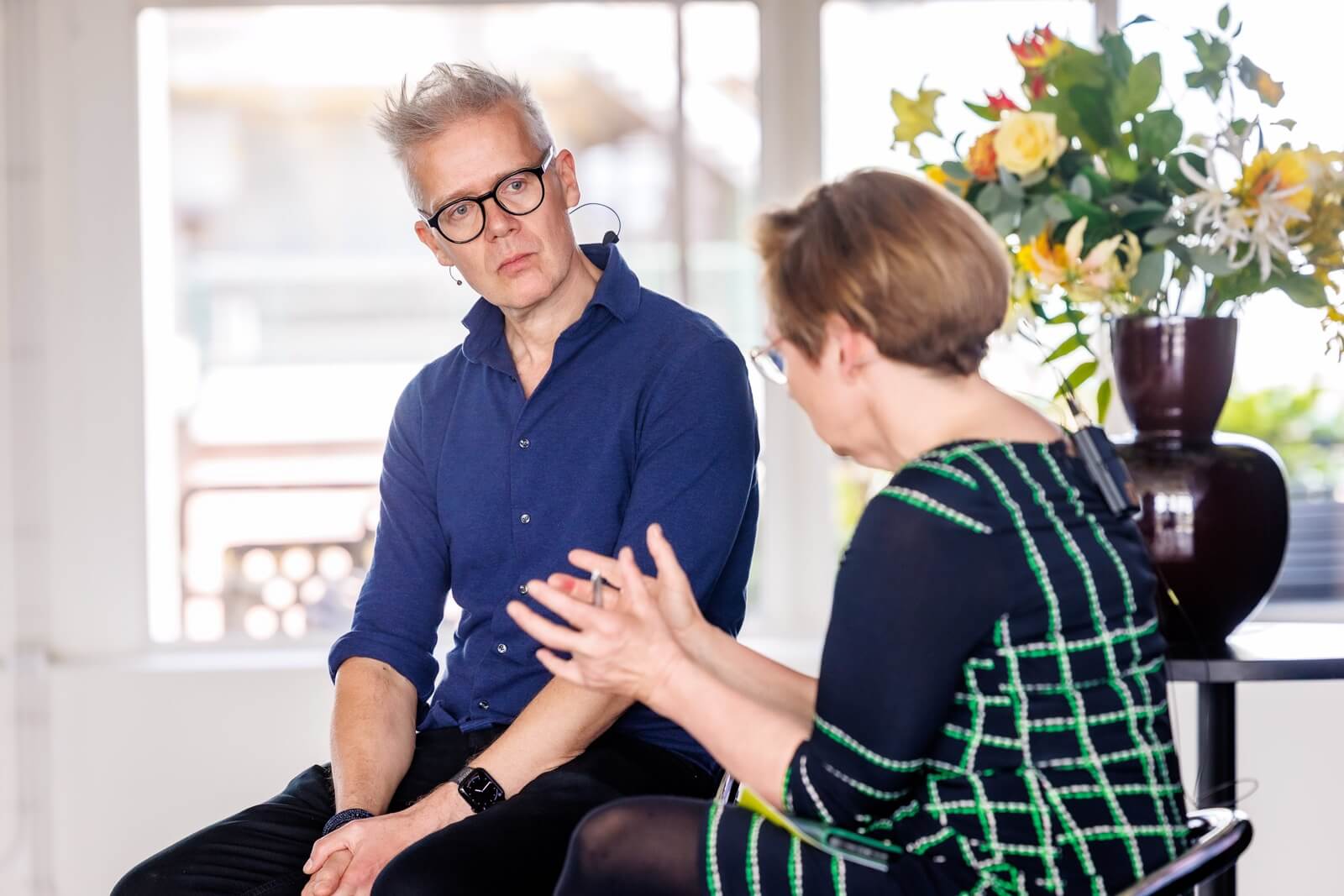 Michel van der Aa and Monique van Dusseldorp.